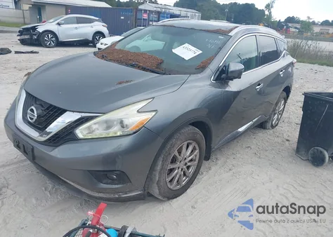 2016 Nissan Murano Sl из США, поврежденный, VIN 5N1AZ2MH8GN117629